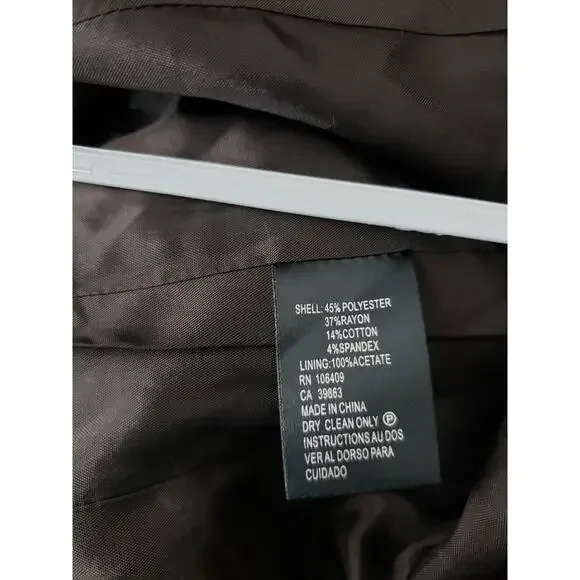 (S5) VTG Isabella De Marco Blazer Womens Size 4 Plaid Stretch Office Siren - Picture 7 of 7